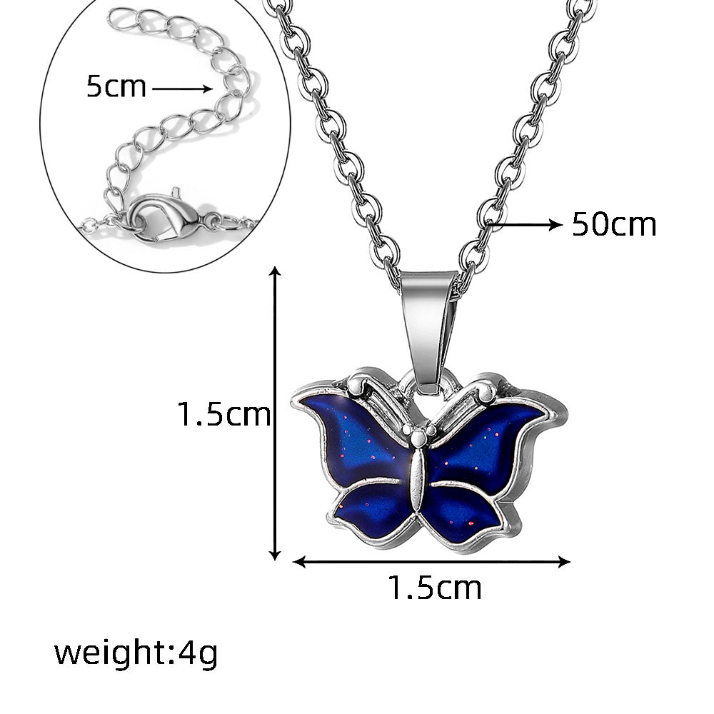 Colour-Changing Mood Pendant Necklace