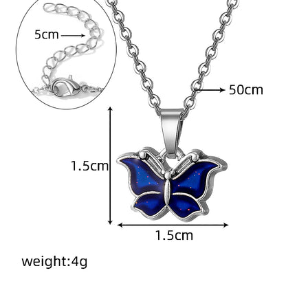 Colour-Changing Mood Pendant Necklace