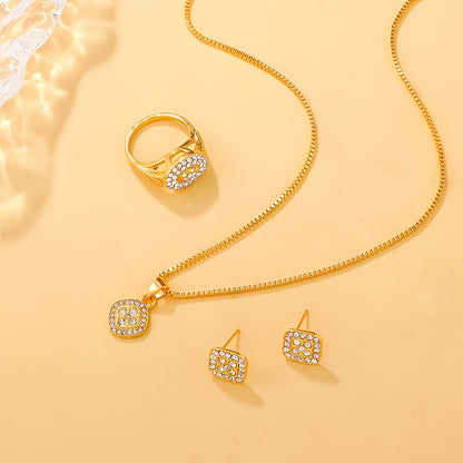 Luxury Diamond-Inspired Jewelry Set