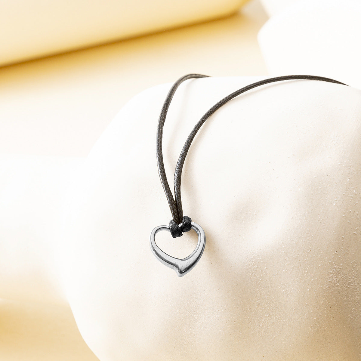 Wax Line Love Pendant Necklace