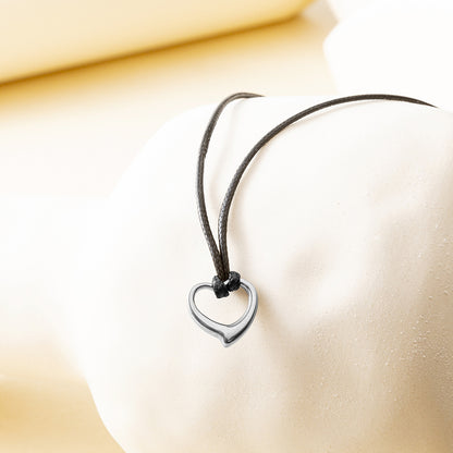 Wax Line Love Pendant Necklace