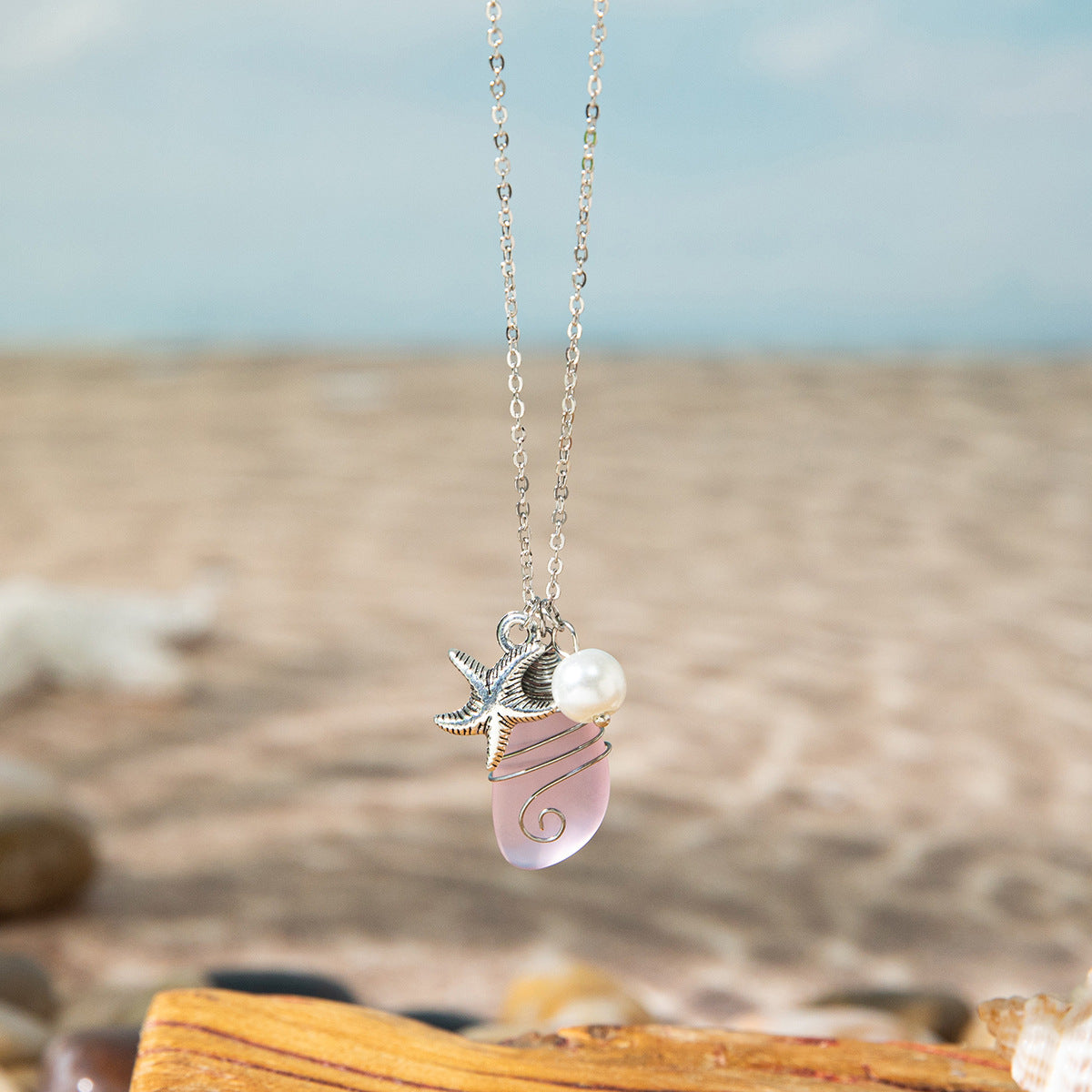 Colorful Sea Glass Necklaces