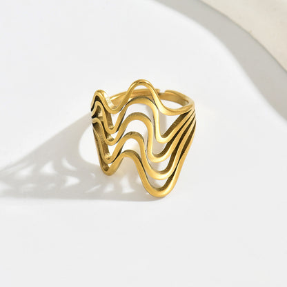Geometric Irregular Open Ring