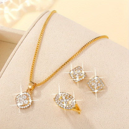 Luxury Diamond-Inspired Jewelry Set