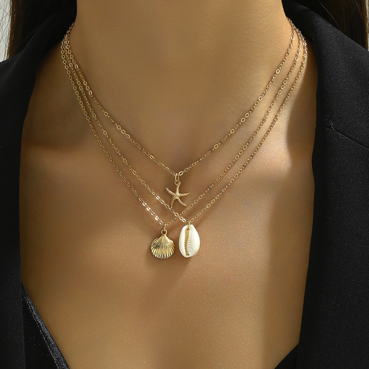 Summer Ocean Style Necklace - 3Pcs
