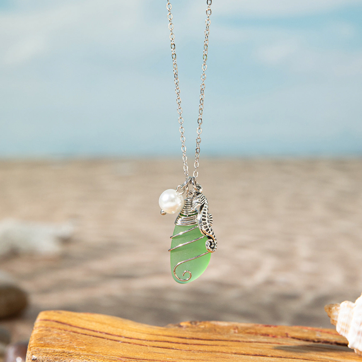 Colorful Sea Glass Necklaces