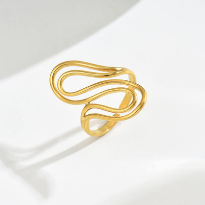 Geometric Irregular Open Ring