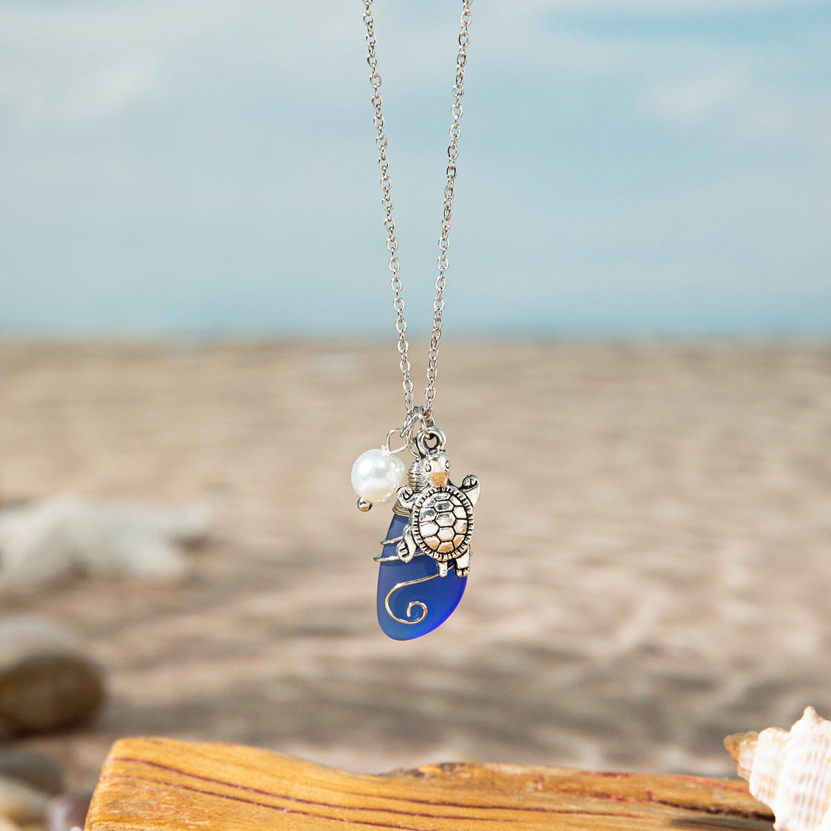 Colorful Sea Glass Necklaces