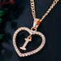 26 Letters Heart-Shaped Pendant Necklace