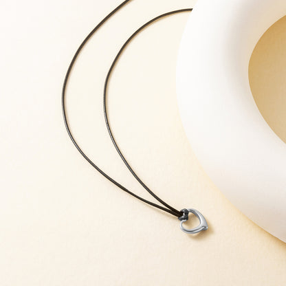 Wax Line Love Pendant Necklace