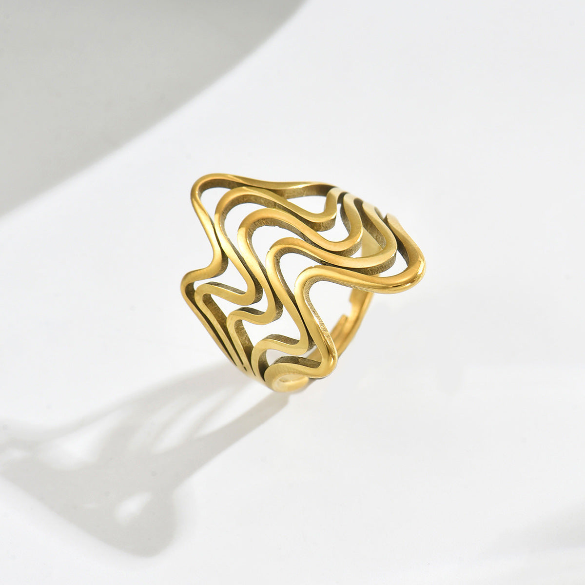 Geometric Irregular Open Ring