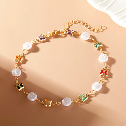 Love Heart Crystal Anklet