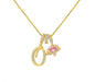 A - Z Alphabet Elegant Blue Heart Necklace with Zircons - Trendy Radar