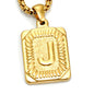 A-Z Alphabet Titanium Steel Letter Pendant Necklace - Trendy Radar