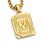 A-Z Alphabet Titanium Steel Letter Pendant Necklace - Trendy Radar