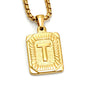 A-Z Alphabet Titanium Steel Letter Pendant Necklace - Trendy Radar