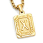 A-Z Alphabet Titanium Steel Letter Pendant Necklace - Trendy Radar