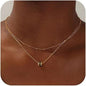A-Z Multi-Layer English Alphabet Necklace - Trendy Radar