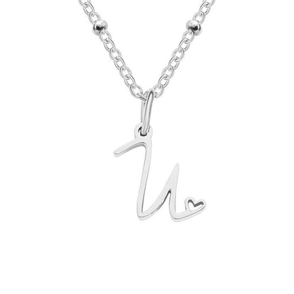 A - Z Personalized 26 Letter Pendant Necklace - Trendy Radar