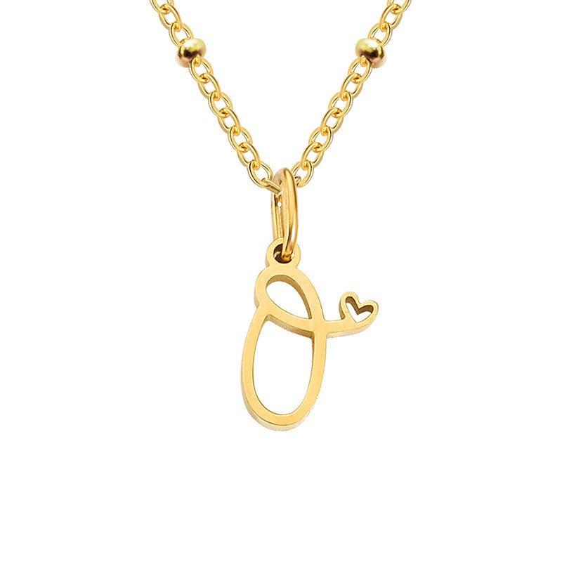 A-Z Personalized 26 Letter Pendant Necklace - Trendy Radar