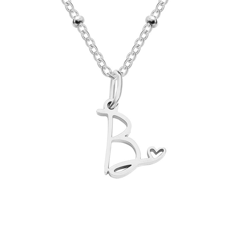 A - Z Personalized 26 Letter Pendant Necklace - Trendy Radar