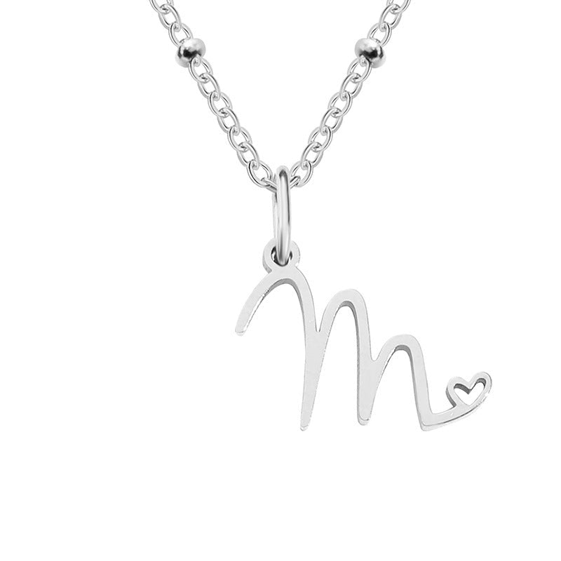A - Z Personalized 26 Letter Pendant Necklace - Trendy Radar