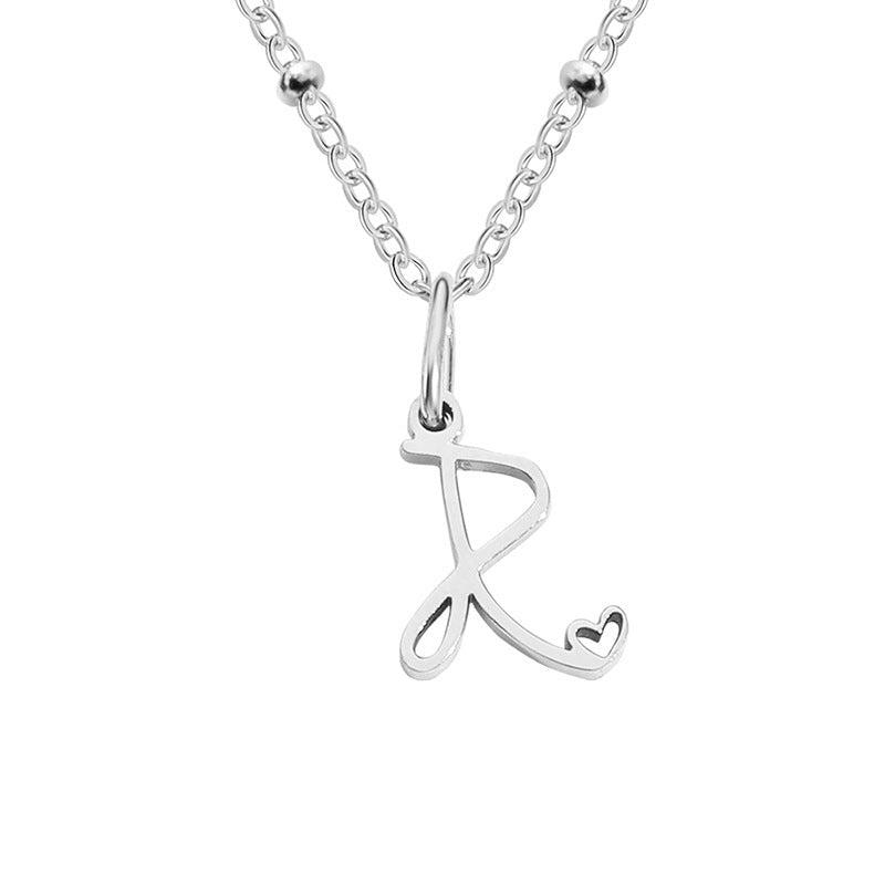 A - Z Personalized 26 Letter Pendant Necklace - Trendy Radar