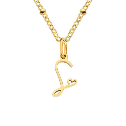 A - Z Personalized 26 Letter Pendant Necklace - Trendy Radar