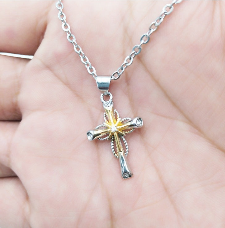 Octagonal Star Cross Necklace