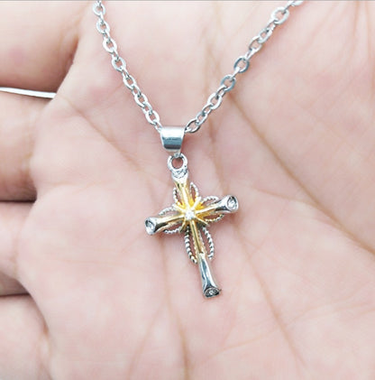 Octagonal Star Cross Necklace