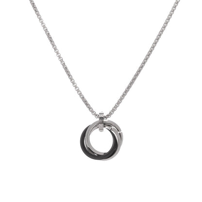 Casual Ring Pendant Necklaces