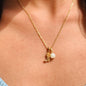 Cowboy Boot & Pearl Pendant Necklace