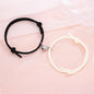 Magnetic Couple Bracelets – Heart-Shaped