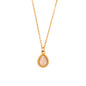 Minimalistic Water Drops Opal Earrings & Necklace