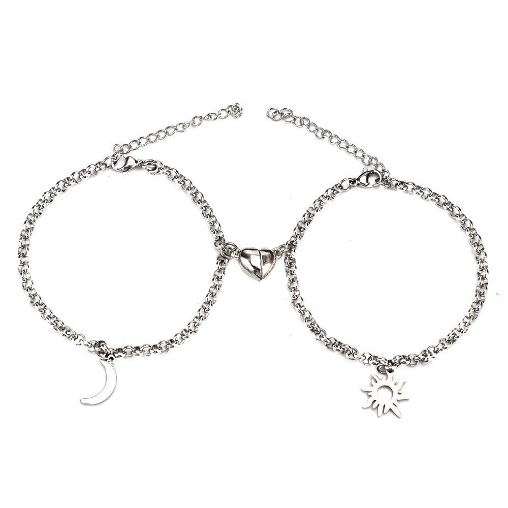 Sun Moon Charm Bracelet