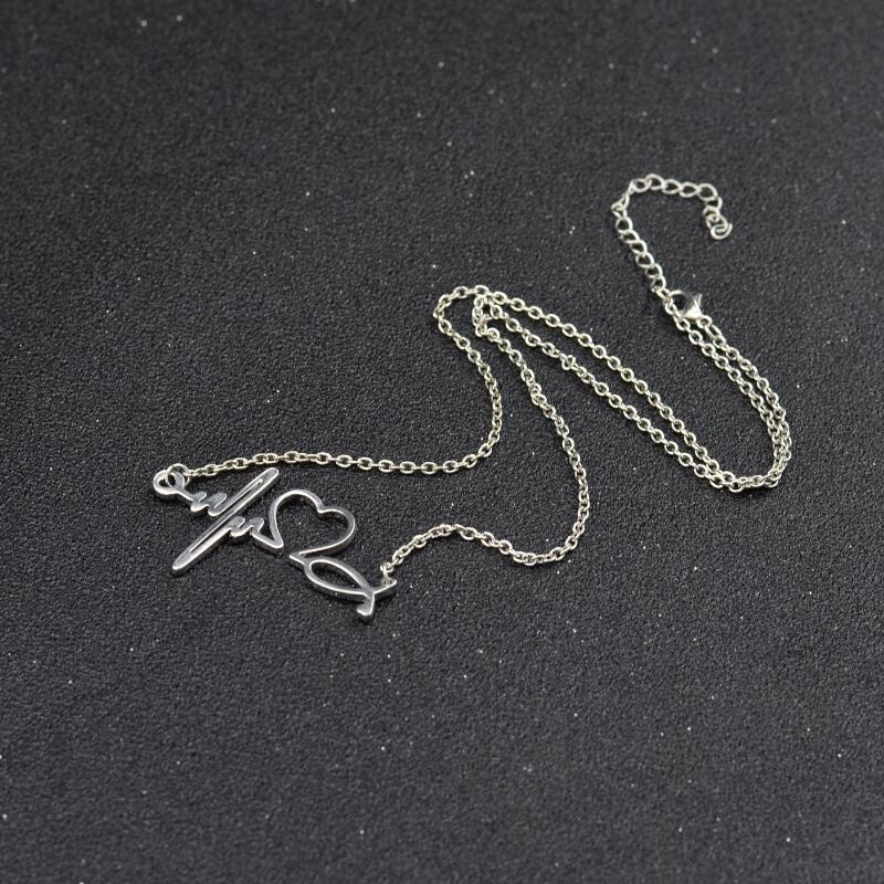 Heartbeat Necklace for Women