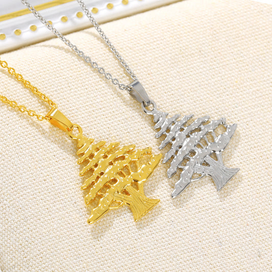 Christmas Tree Necklace