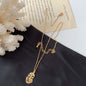 Abstract Face Metal Choker Necklace - Trendy Radar