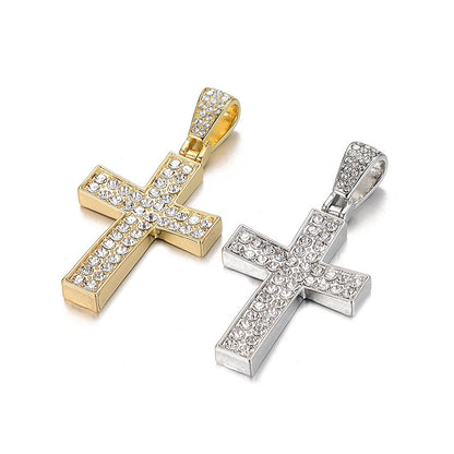 Diamond Cross Pendant Necklace