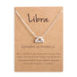 12 Zodiac Sign Constellation Pendant Necklace