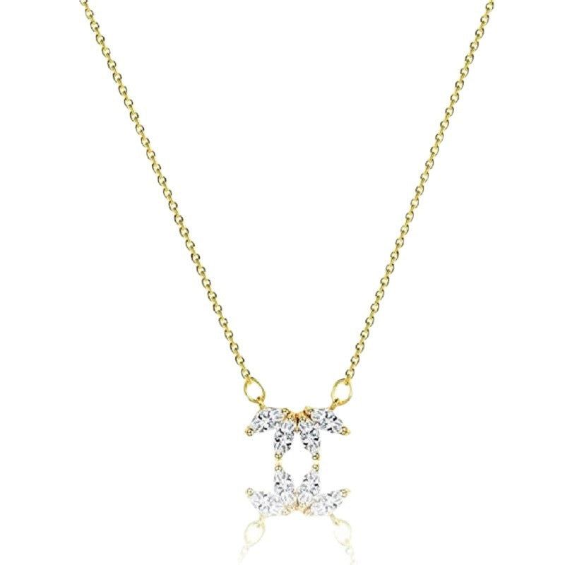 Shining Flower Petal Necklace