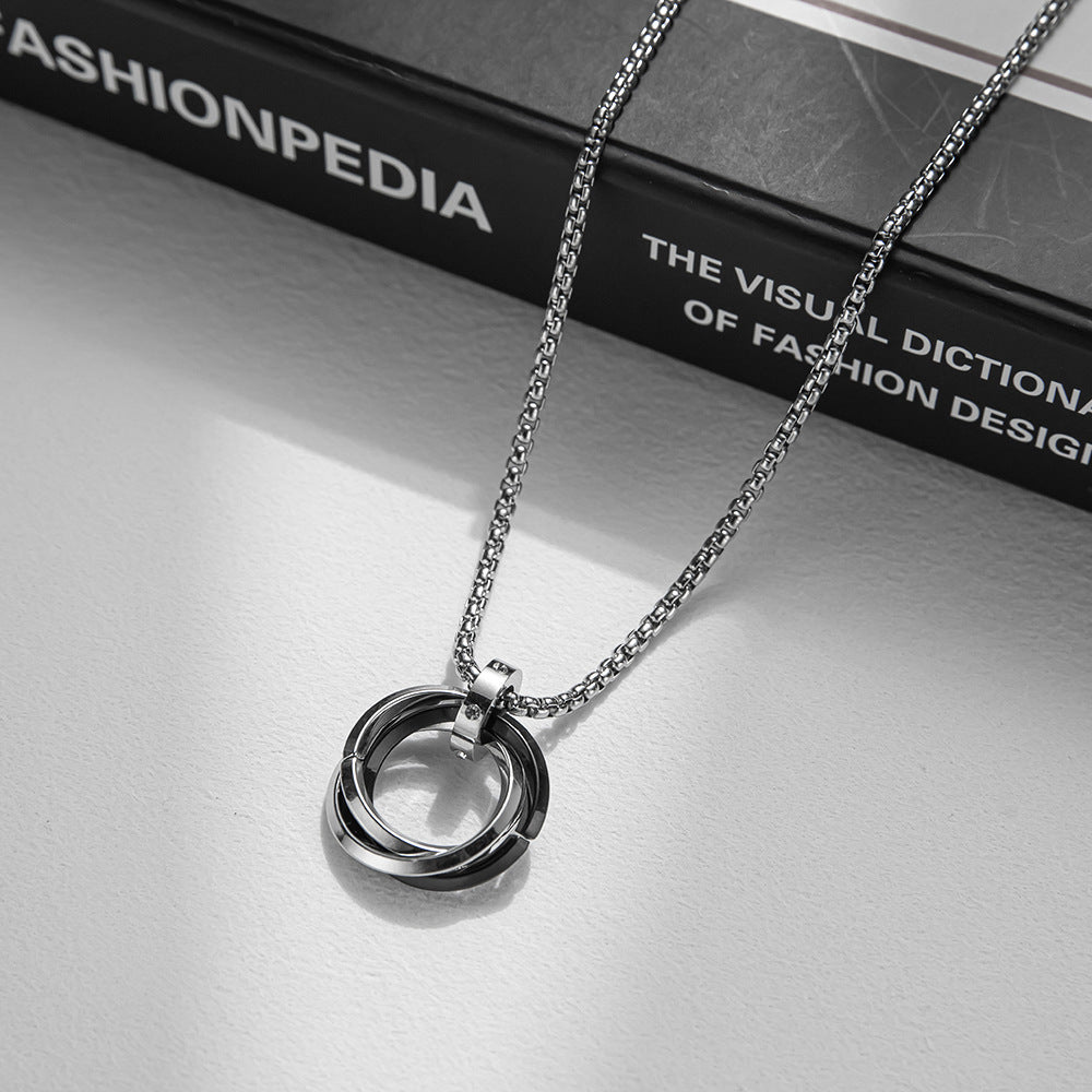 Casual Ring Pendant Necklaces