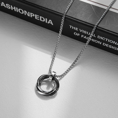 Casual Ring Pendant Necklaces