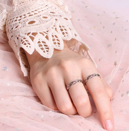 Adjustable Couple Loop Design Rings - Trendy Radar