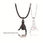 Holding Hands Couple Necklace, 2Pc Set