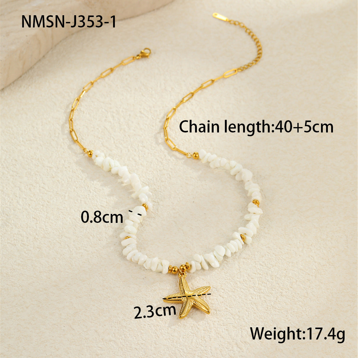 Beach Ocean Style Shell Necklace & Bracelet