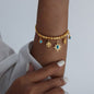 All - Match Sun Turquoise Pendant Necklace & Bracelet Set - Trendy Radar