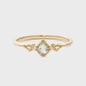 Aquamarine Blue Sky Flower Water Drop Hollow Corrugated Jewellery Set - Trendy Radar