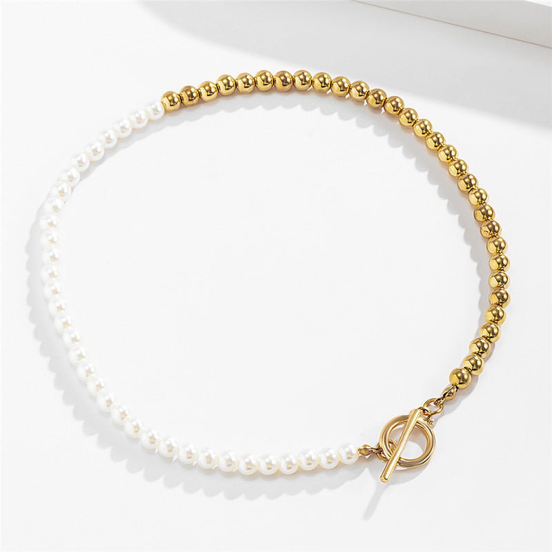 Asymmetric Pearl Necklace - Trendy Radar