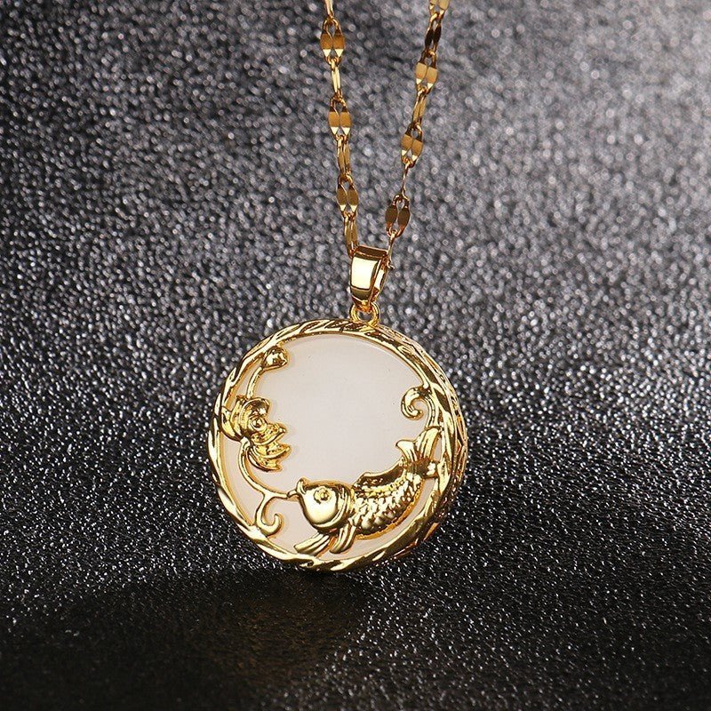 Autumn & Winter Gold - Plated Titanium Steel Necklace - Trendy Radar